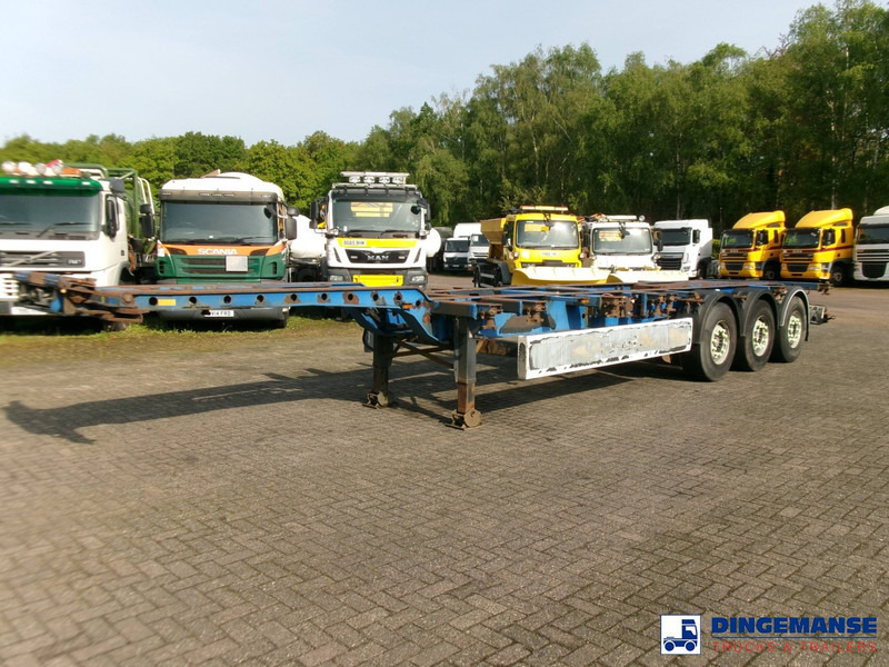 Krone 3-axle container trailer 20-30-40-45 ft SDC27 - Semi-remorque porte-conteneur/ Caisse mobile: photos 1 Krone 3-axle container trailer 20-30-40-45 ft SDC27 - Semi-remorque porte-conteneur/ Caisse mobile: photos 1