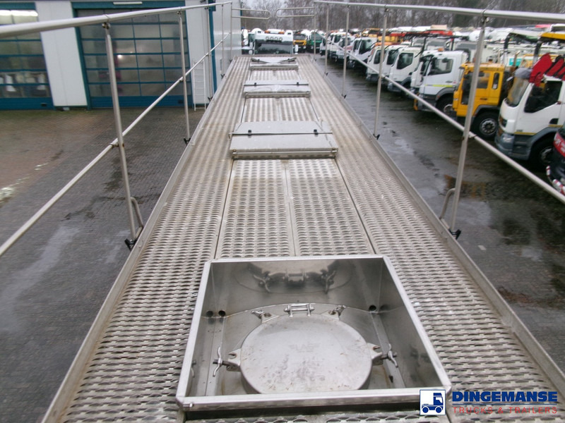 Semi-remorque citerne LAG Chemical tank inox L4BH 30 m3 / 1 comp + pump: photos 15
