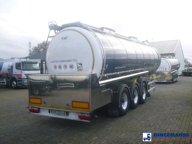 LAG Food tank inox 32m3 / 3 comp + pump + steam heating + webasto - Semi-remorque citerne: photos 4 LAG Food tank inox 32m3 / 3 comp + pump + steam heating + webasto - Semi-remorque citerne: photos 4