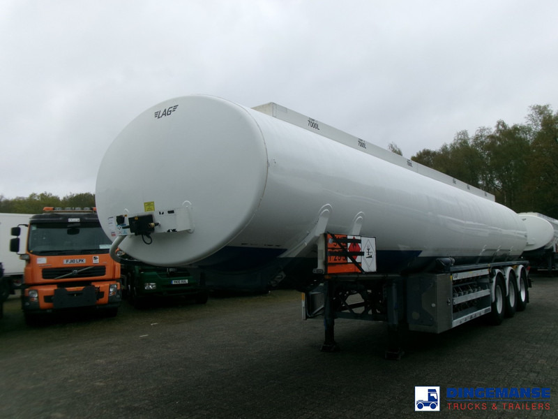 LAG Fuel tank alu 42 m3 / 6 comp + pump - Semi-remorque citerne: photos 1 LAG Fuel tank alu 42 m3 / 6 comp + pump - Semi-remorque citerne: photos 1