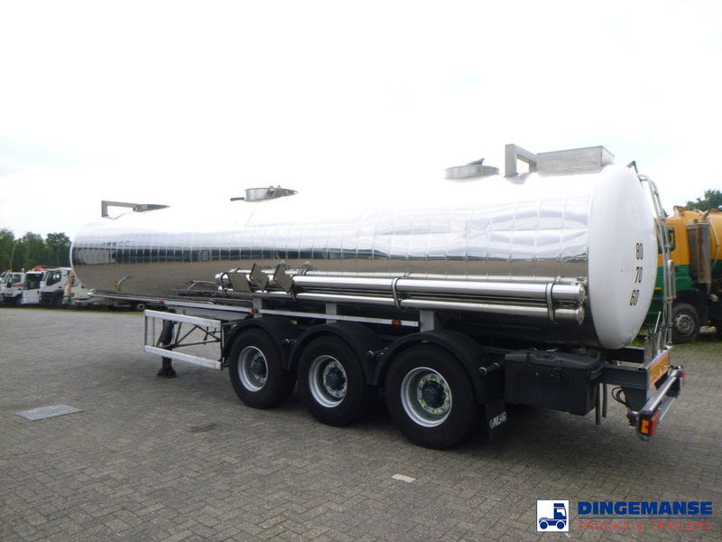 MAISONNEUVE Chemical ACID tank inox 26.1 m3 / 1 comp - Semi-remorque citerne: photos 3 MAISONNEUVE Chemical ACID tank inox 26.1 m3 / 1 comp - Semi-remorque citerne: photos 3
