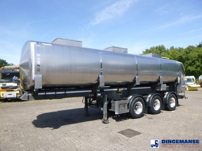 Mafa Food (milk) tank inox 29 m3 / 3 comp + pump - Remorque citerne: photos 1 Mafa Food (milk) tank inox 29 m3 / 3 comp + pump - Remorque citerne: photos 1