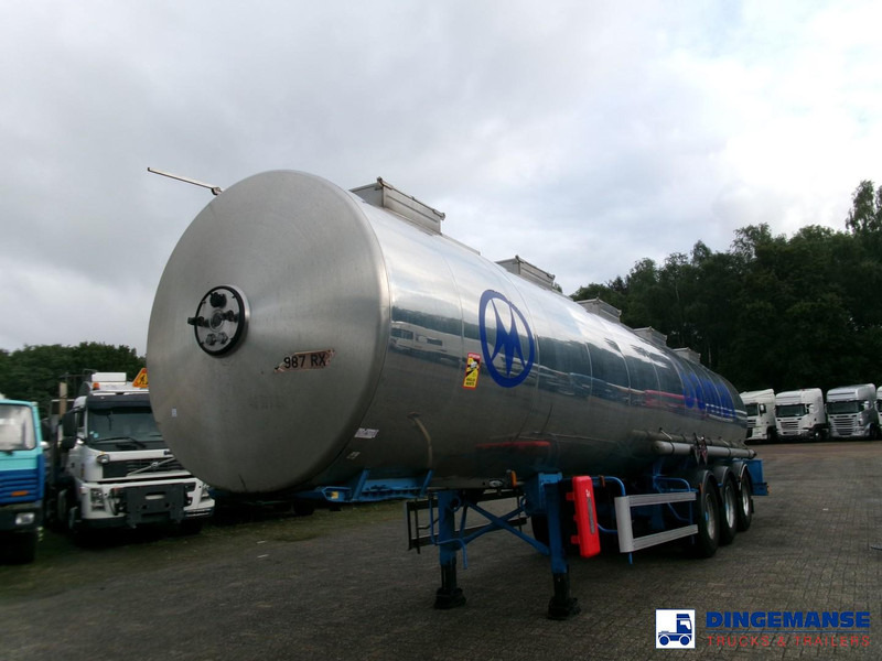 Magyar Chemical tank inox 32.5m3 / 1 comp - Semi-remorque citerne: photos 1 Magyar Chemical tank inox 32.5m3 / 1 comp - Semi-remorque citerne: photos 1
