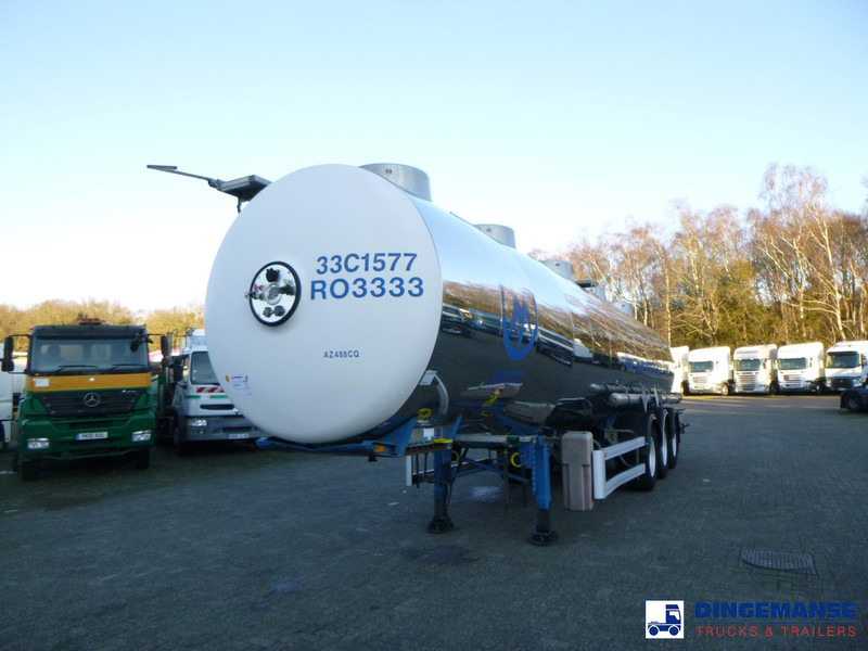Magyar Chemical tank inox L4BH 32.9 m3 / 1 comp - Semi-remorque citerne: photos 1 Magyar Chemical tank inox L4BH 32.9 m3 / 1 comp - Semi-remorque citerne: photos 1