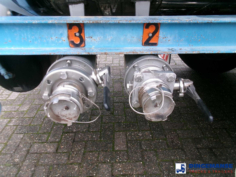 Semi-remorque citerne Magyar Chemical tank inox L4BH 33.5 m3 / 3 comp: photos 7
