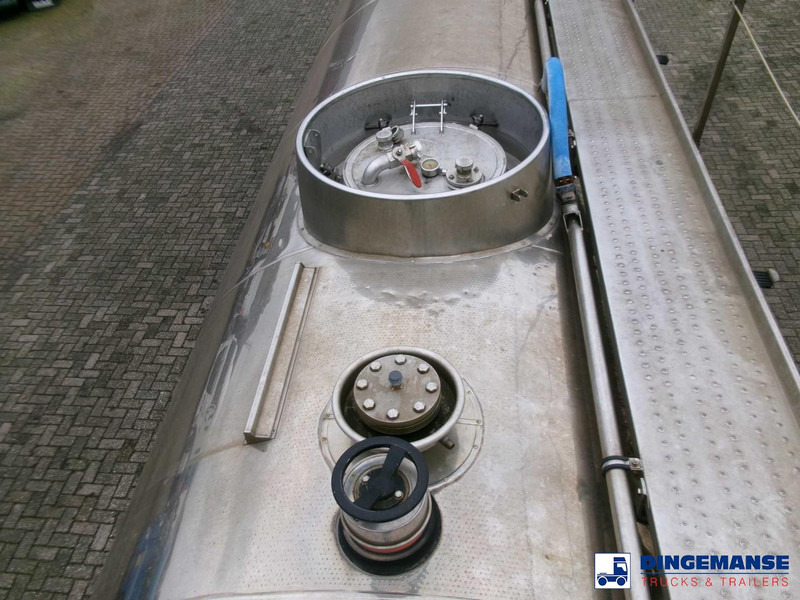 Semi-remorque citerne Magyar Chemical tank inox L4BH 33.5 m3 / 3 comp: photos 19