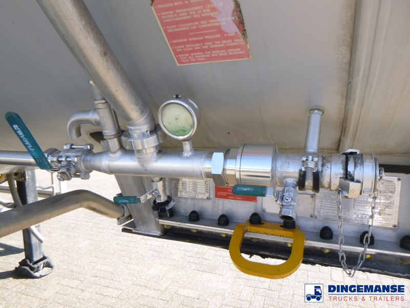 Remorque citerne Magyar Chemical tank inox L4BH 44.5 m3 / 3 comp: photos 13