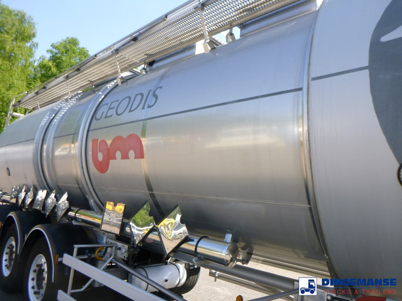 Remorque citerne Magyar Chemical tank inox L4BH 44.5 m3 / 3 comp: photos 15