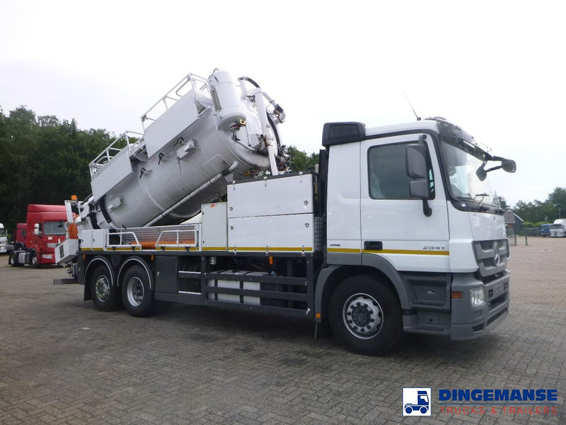 Mercedes-Benz Actros 2541 6x2 RHD E5 Huwer vacuum tank / hydrocureur 12 m3 - Camion hydrocureur: photos 2 Mercedes-Benz Actros 2541 6x2 RHD E5 Huwer vacuum tank / hydrocureur 12 m3 - Camion hydrocureur: photos 2
