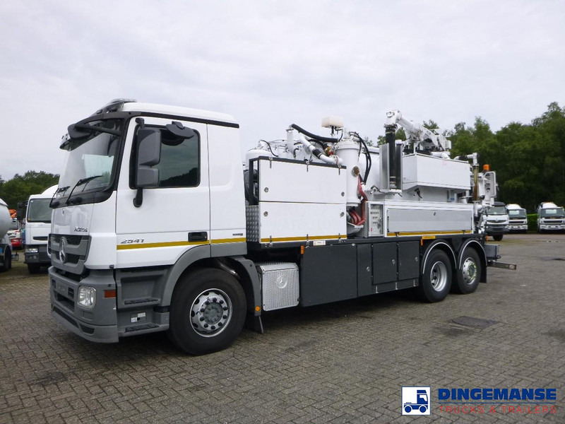 Mercedes-Benz Actros 2541 6x2 RHD E5 Huwer vacuum tank / hydrocureur 12 m3 - Camion hydrocureur: photos 5 Mercedes-Benz Actros 2541 6x2 RHD E5 Huwer vacuum tank / hydrocureur 12 m3 - Camion hydrocureur: photos 5