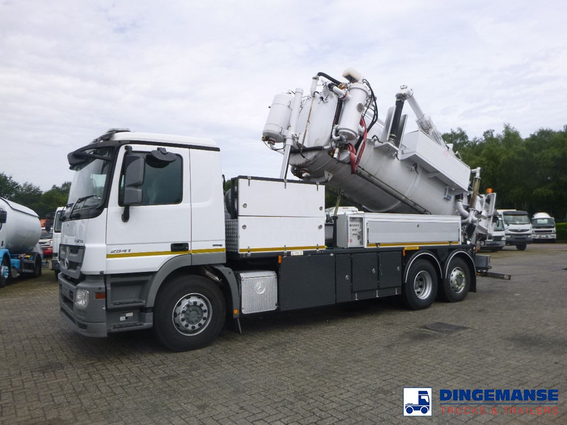Mercedes-Benz Actros 2541 6x2 RHD E5 Huwer vacuum tank / hydrocureur 12 m3 - Camion hydrocureur: photos 1 Mercedes-Benz Actros 2541 6x2 RHD E5 Huwer vacuum tank / hydrocureur 12 m3 - Camion hydrocureur: photos 1