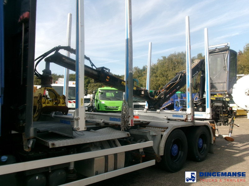 Photo d'intérieur 1: Camion grumier, Camion grue Mercedes-Benz Actros 2663 6x4 Euro 6 loglift F96 crane timber truck