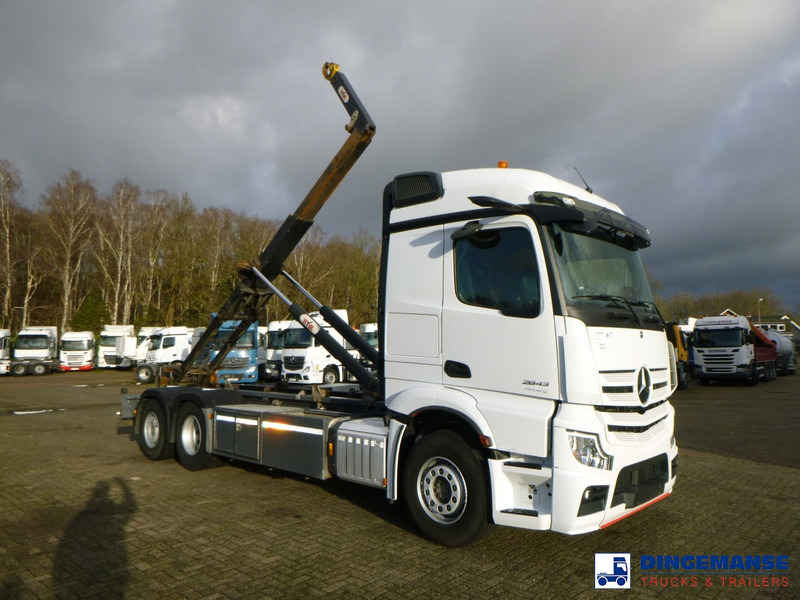 Mercedes-Benz Actros 2843 6x2 Hyva container hook 20t - Camion ampliroll: photos 2 Mercedes-Benz Actros 2843 6x2 Hyva container hook 20t - Camion ampliroll: photos 2