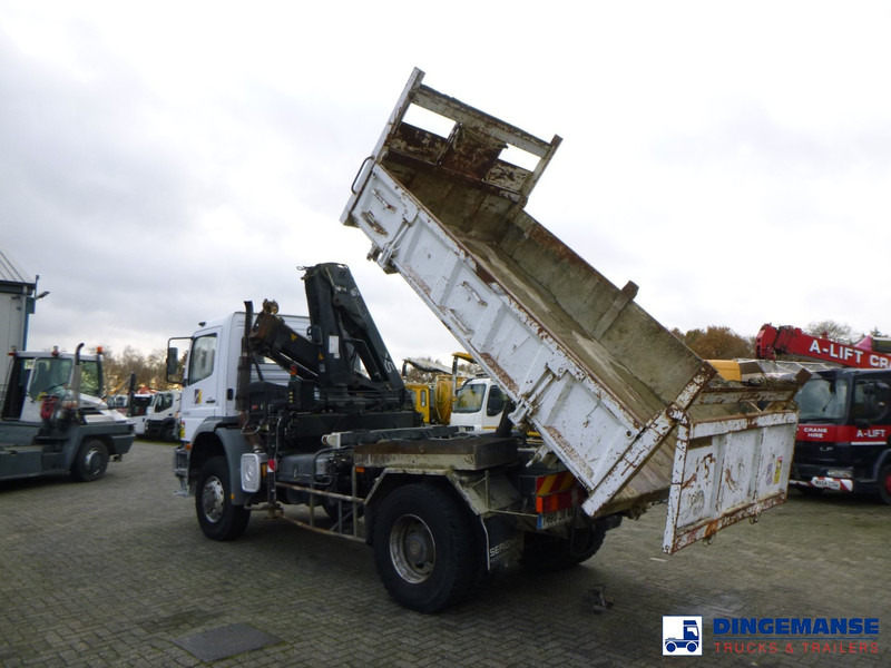 Mercedes-Benz Atego 1828 4x4 tipper + Hiab 166 B-2 CL - Camion grue: photos 3 Mercedes-Benz Atego 1828 4x4 tipper + Hiab 166 B-2 CL - Camion grue: photos 3