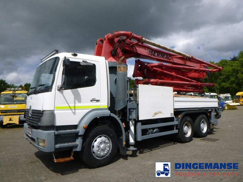 Mercedes-Benz Atego 6x4 Sermac SCL120 concrete pump - Camion pompe: photos 1 Mercedes-Benz Atego 6x4 Sermac SCL120 concrete pump - Camion pompe: photos 1