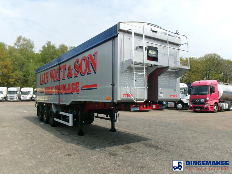 Montracon Tipper trailer alu 55 m3 + tarpaulin - Semi-remorque benne: photos 2 Montracon Tipper trailer alu 55 m3 + tarpaulin - Semi-remorque benne: photos 2