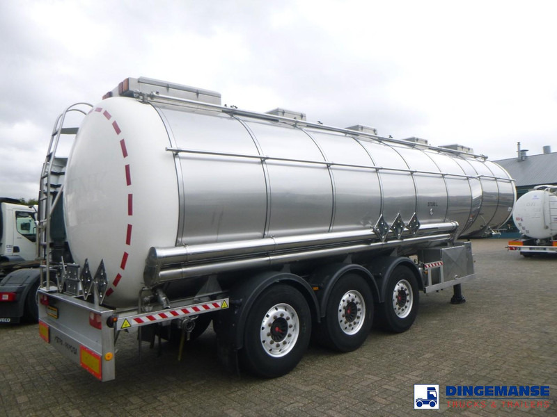 Parcisa Chemical tank inox L4BH 37.5 m3 / 1 comp - Semi-remorque citerne: photos 4 Parcisa Chemical tank inox L4BH 37.5 m3 / 1 comp - Semi-remorque citerne: photos 4