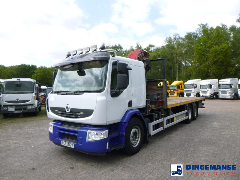 Renault Premium 380 dxi 6x2 RHD + HMF 2620-K4 - Camion grue: photos 1 Renault Premium 380 dxi 6x2 RHD + HMF 2620-K4 - Camion grue: photos 1