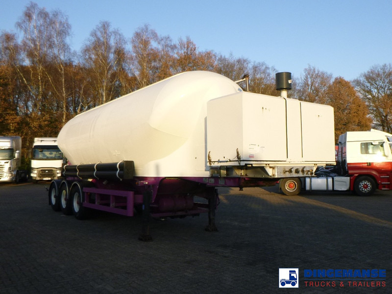 SPITZER Powder tank alu 37 m3 + engine/compressor - Semi-remorque citerne: photos 2 SPITZER Powder tank alu 37 m3 + engine/compressor - Semi-remorque citerne: photos 2