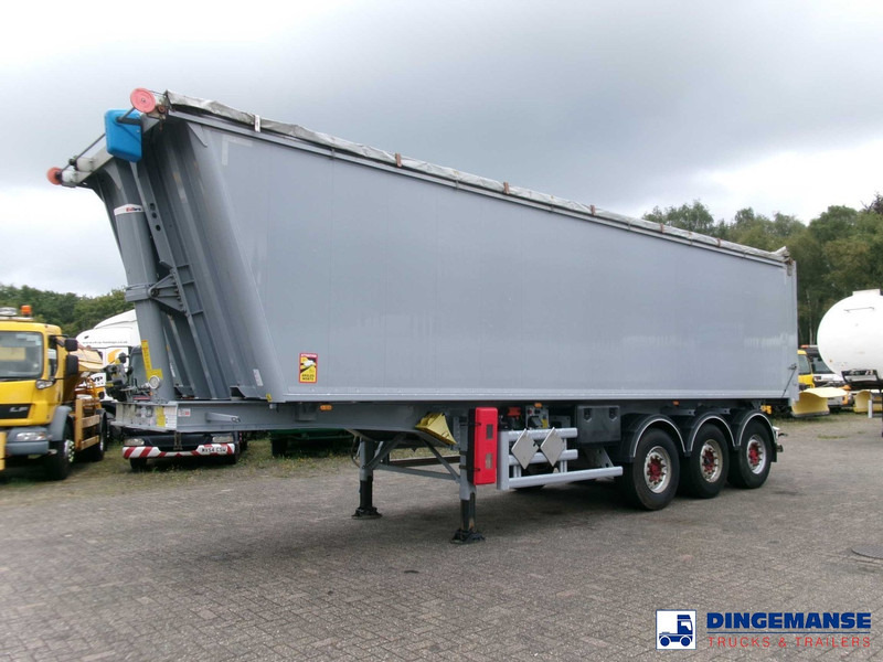 Stas Tipper trailer alu 49 m3 + tarpaulin + ADR - Semi-remorque benne: photos 1 Stas Tipper trailer alu 49 m3 + tarpaulin + ADR - Semi-remorque benne: photos 1