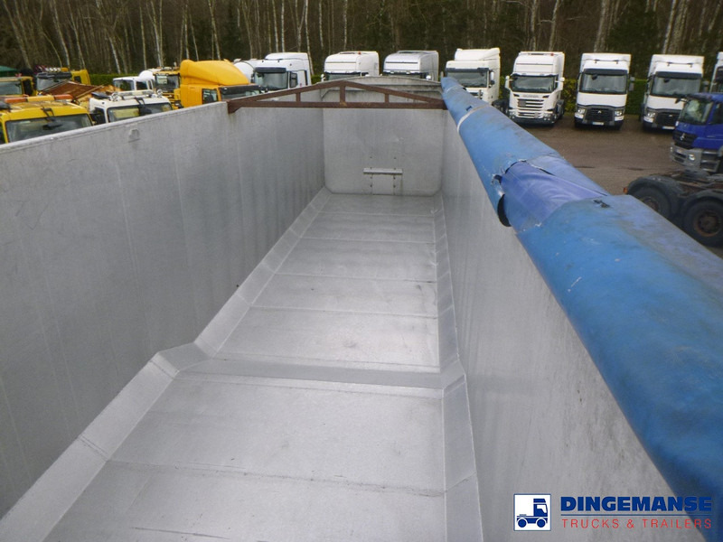 Utilitaire benne UNITED TRAILERS Tipper trailer alu 52 m3 + tarpaulin: photos 9