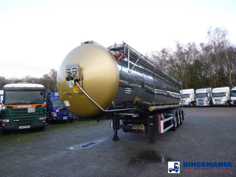 Van Hool Chemical tank inox L4BH 30 m3 / 1 comp / ADR 29/08/24 - Semi-remorque citerne: photos 1 Van Hool Chemical tank inox L4BH 30 m3 / 1 comp / ADR 29/08/24 - Semi-remorque citerne: photos 1