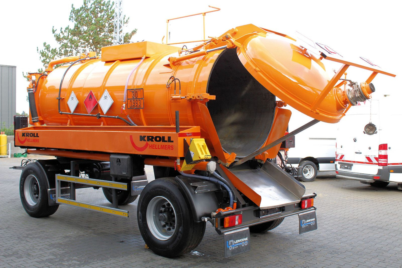 Kutschke 10m³ Kipper Saug u.Druck INOX +ADR/GGVS - Remorque citerne: photos 3 Kutschke 10m³ Kipper Saug u.Druck INOX +ADR/GGVS - Remorque citerne: photos 3
