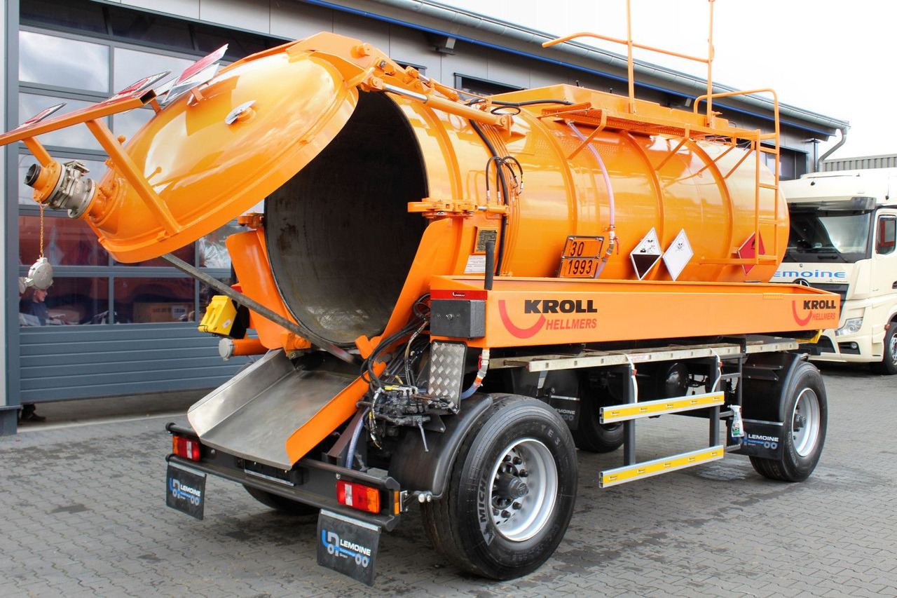 Kutschke 10m³ Kipper Saug u.Druck INOX +ADR/GGVS - Remorque citerne: photos 4 Kutschke 10m³ Kipper Saug u.Druck INOX +ADR/GGVS - Remorque citerne: photos 4