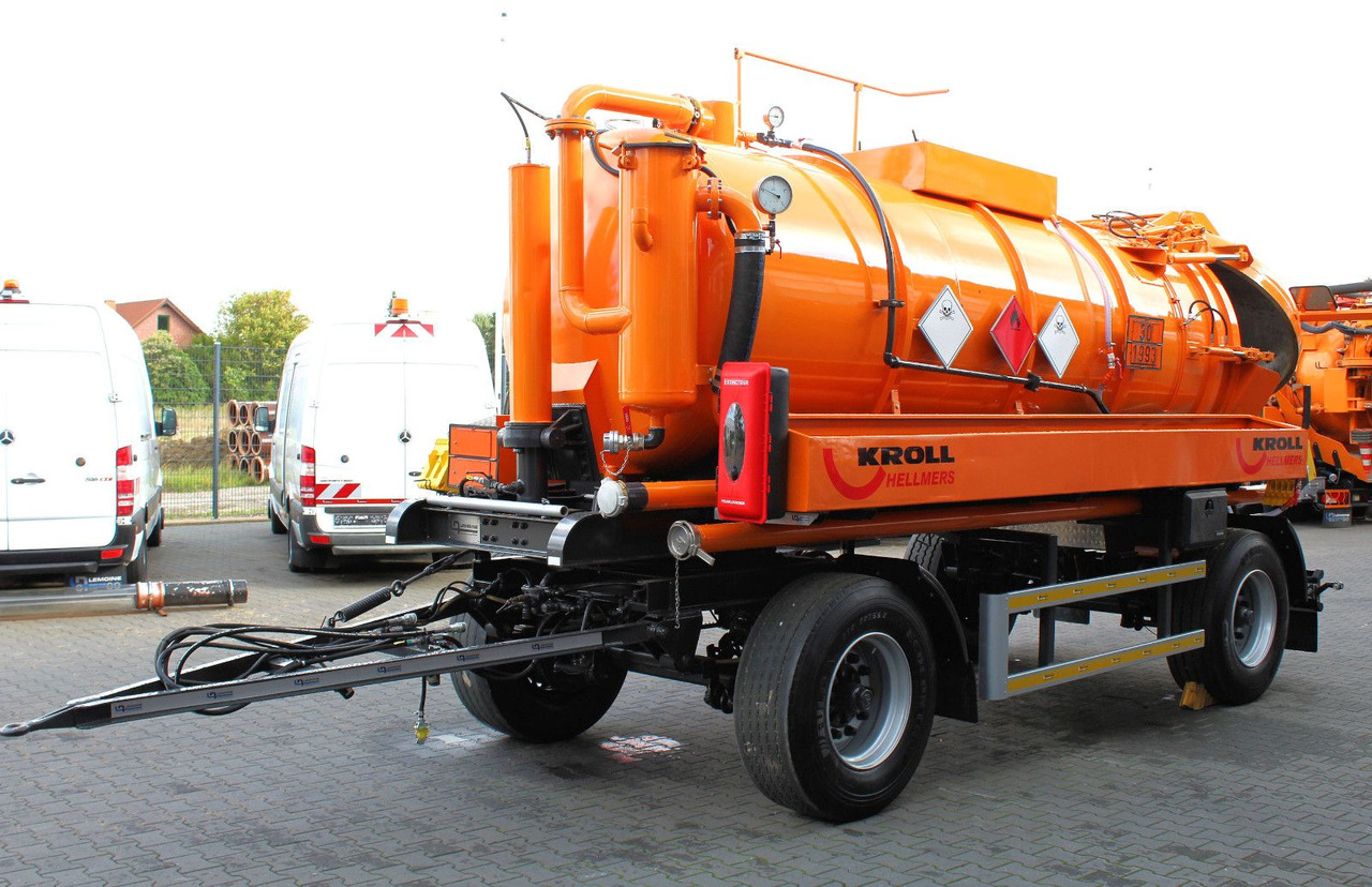Kutschke 10m³ Kipper Saug u.Druck INOX +ADR/GGVS - Remorque citerne: photos 2 Kutschke 10m³ Kipper Saug u.Druck INOX +ADR/GGVS - Remorque citerne: photos 2