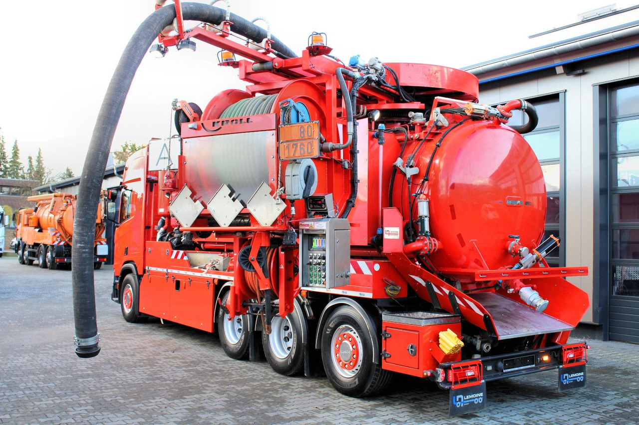 Scania R450 8x4 Kroll 19m³ W-Rückgewinner Kombi-HD +ADR - Camion hydrocureur: photos 3 Scania R450 8x4 Kroll 19m³ W-Rückgewinner Kombi-HD +ADR - Camion hydrocureur: photos 3