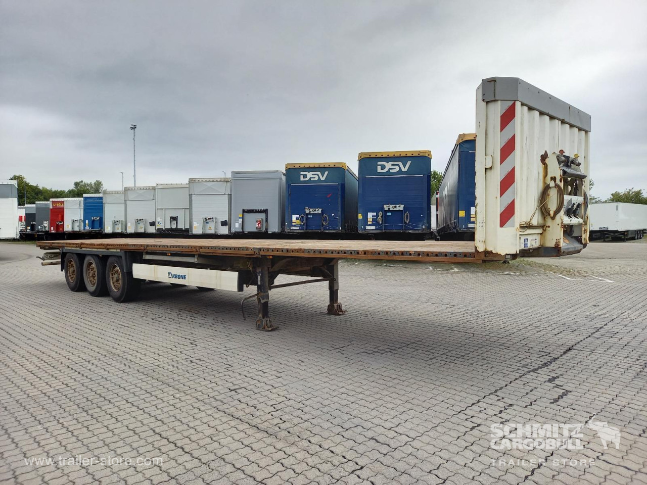 KRONE Auflieger Plateau Standard - Semi-remorque plateau: photos 1 KRONE Auflieger Plateau Standard - Semi-remorque plateau: photos 1