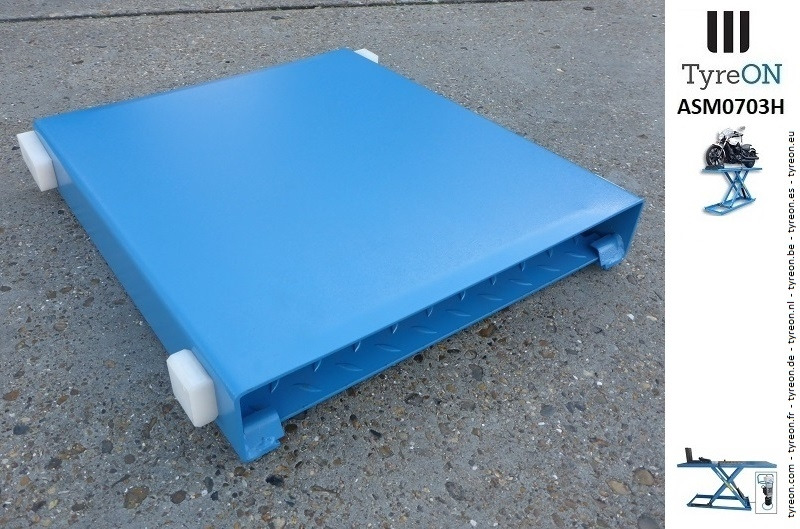 Équipement de garage ASM0703H motorcycle lifting table with front wheel chock: photos 6 Équipement de garage ASM0703H motorcycle lifting table with front wheel chock: photos 6