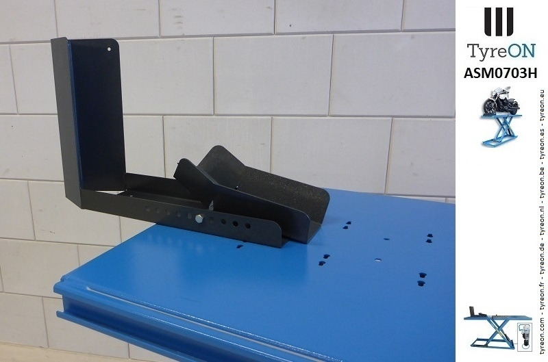 Équipement de garage ASM0703H motorcycle lifting table with front wheel chock: photos 9 Équipement de garage ASM0703H motorcycle lifting table with front wheel chock: photos 9