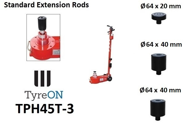 TPH45T-3 Air hydraulic jack 45 Tons - Minimum height 12 cm - portable (40 kg) - Équipement de garage: photos 3 TPH45T-3 Air hydraulic jack 45 Tons - Minimum height 12 cm - portable (40 kg) - Équipement de garage: photos 3