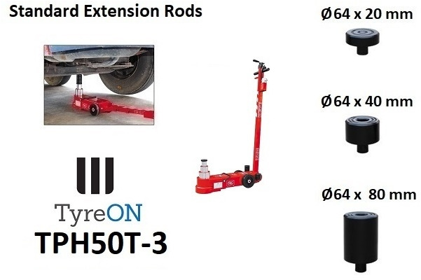 TPH50T-3 Air hydraulic jack 50 Tons - Minimum height 15 cm - Équipement de garage: photos 2 TPH50T-3 Air hydraulic jack 50 Tons - Minimum height 15 cm - Équipement de garage: photos 2