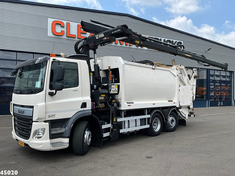 DAF FAN CF 290 Euro 6 Hiab 21 Tonmeter laadkraan - Benne à ordures ménagères: photos 1 DAF FAN CF 290 Euro 6 Hiab 21 Tonmeter laadkraan - Benne à ordures ménagères: photos 1