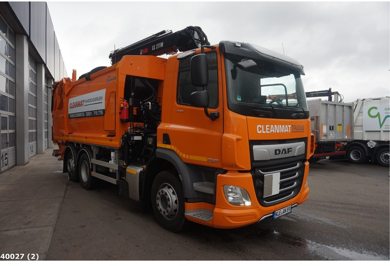 DAF FAN CF 340 Hiab 21 ton/meter laadkraan - Benne à ordures ménagères: photos 4 DAF FAN CF 340 Hiab 21 ton/meter laadkraan - Benne à ordures ménagères: photos 4