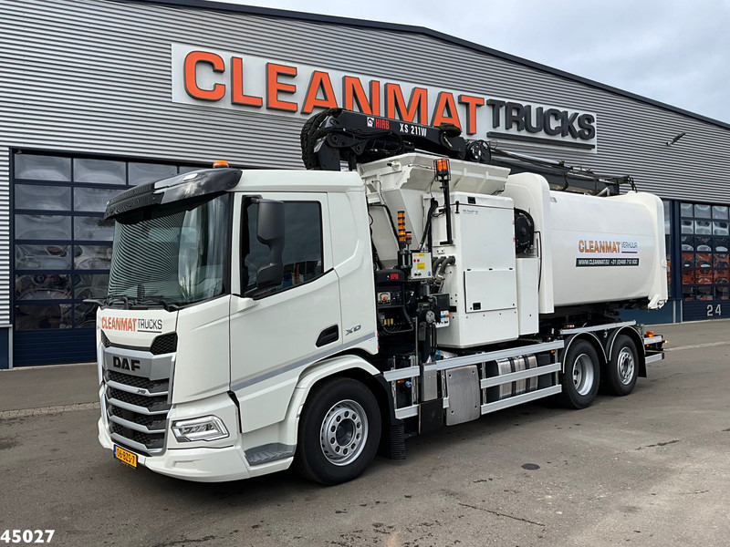 DAF FAN XD 340 Hiab 21 Tonmeter laadkraan - Benne à ordures ménagères: photos 2 DAF FAN XD 340 Hiab 21 Tonmeter laadkraan - Benne à ordures ménagères: photos 2