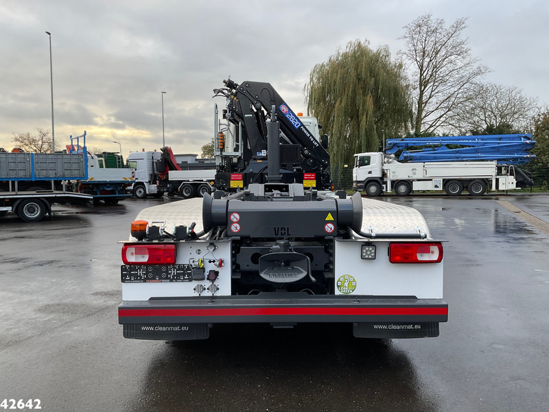 Camion ampliroll, Camion grue DAF FAQ CF 430 HMF 28 Tonmeter laadkraan: photos 6
