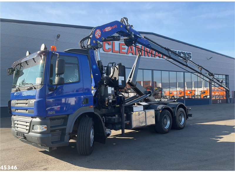 DAF FAT 85 CF 360 6x4 PM 25 Tonmeter laadkraan - Camion ampliroll, Camion grue: photos 1 DAF FAT 85 CF 360 6x4 PM 25 Tonmeter laadkraan - Camion ampliroll, Camion grue: photos 1