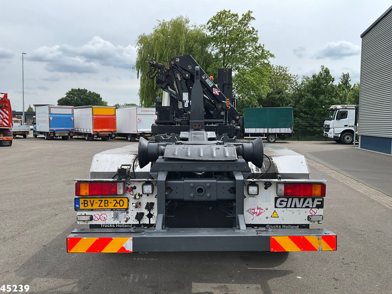 Camion ampliroll, Camion grue Ginaf X 3232 S Euro 5 Manual Hiab 28 Tonmeter laadkraan: photos 6