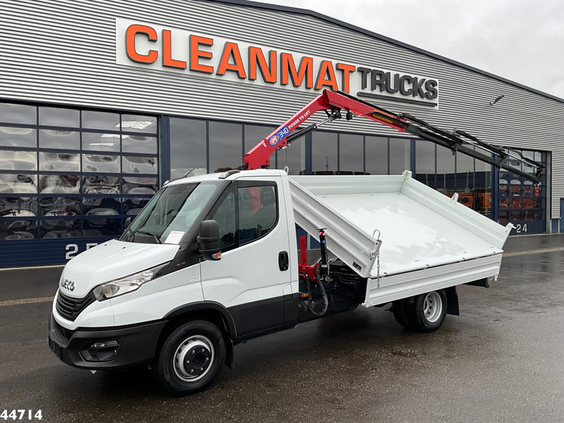 Iveco Daily 72C18 HMF laadkraan 3,4 Tonmeter laadkraan + Meiller 3-zijdige kipper New & Unused!! - Camion benne, Camion grue: photos 2 Iveco Daily 72C18 HMF laadkraan 3,4 Tonmeter laadkraan + Meiller 3-zijdige kipper New & Unused!! - Camion benne, Camion grue: photos 2