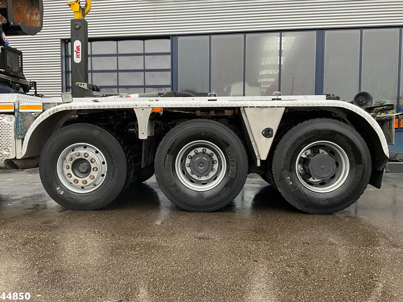 Camion ampliroll, Camion grue Iveco Trakker AD380T41W 8x6 Euro 6 HMF 19 Tonmeter Z-kraan: photos 13