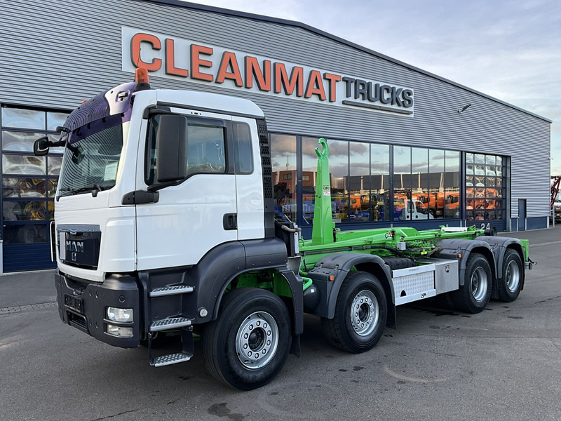 MAN TGA 41.440 8x4 Full Steel AJK 26 Ton Haakarmsysteem - Camion ampliroll: photos 2 MAN TGA 41.440 8x4 Full Steel AJK 26 Ton Haakarmsysteem - Camion ampliroll: photos 2