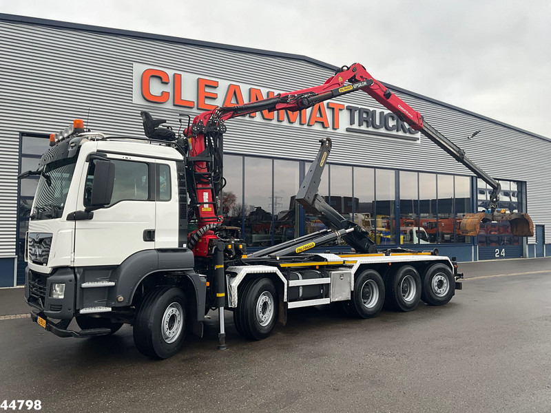 MAN TGS 35.460 10x4 Euro 6 Palfinger 20 Tonmeter Z-kraan - Camion ampliroll, Camion grue: photos 1 MAN TGS 35.460 10x4 Euro 6 Palfinger 20 Tonmeter Z-kraan - Camion ampliroll, Camion grue: photos 1
