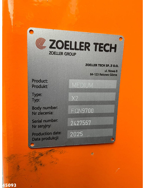 Benne à ordures ménagères Mercedes-Benz Actros 2533 Euro 6 Zoeller 22m³: photos 20 Benne à ordures ménagères Mercedes-Benz Actros 2533 Euro 6 Zoeller 22m³: photos 20