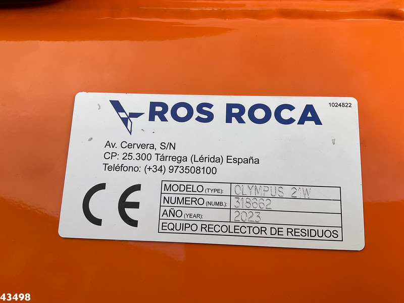 Benne à ordures ménagères Mercedes-Benz Actros 2533 Terberg RosRoca 21m³: photos 17