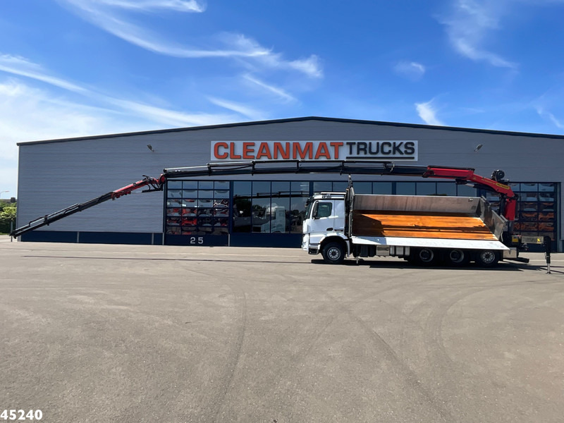 Mercedes-Benz Arocs 3251 8x4 Euro 6 Retarder Palfinger 34 Tonmeter laadkraan + Fly-Jib Just 146.766 km! - Camion benne, Camion grue: photos 1 Mercedes-Benz Arocs 3251 8x4 Euro 6 Retarder Palfinger 34 Tonmeter laadkraan + Fly-Jib Just 146.766 km! - Camion benne, Camion grue: photos 1
