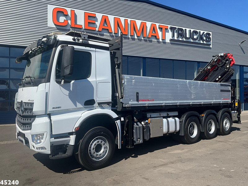 Mercedes-Benz Arocs 3251 8x4 Euro 6 Retarder Palfinger 34 Tonmeter laadkraan + Fly-Jib Just 146.766 km! - Camion grue: photos 4 Mercedes-Benz Arocs 3251 8x4 Euro 6 Retarder Palfinger 34 Tonmeter laadkraan + Fly-Jib Just 146.766 km! - Camion grue: photos 4