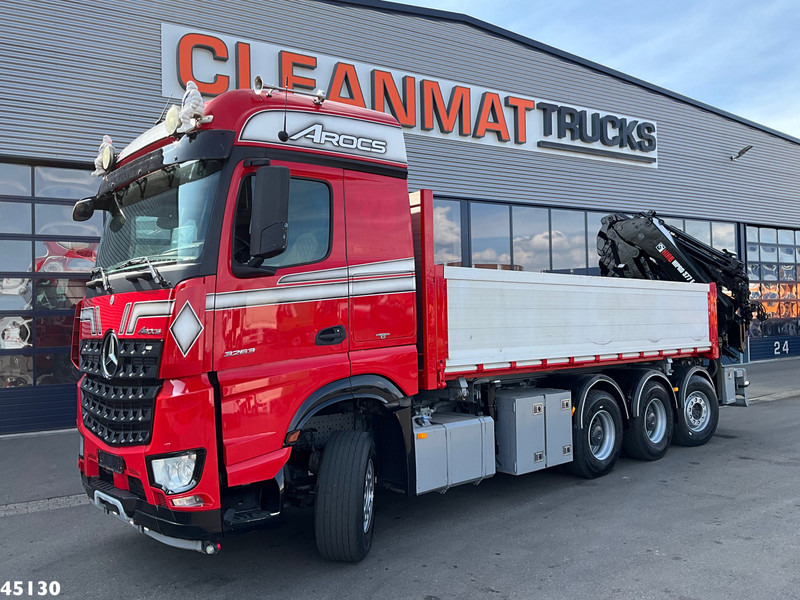 Mercedes-Benz Arocs 3263 8x4 Hiab 37 Tonmeter laadkraan + Fly-Jib - Camion benne, Camion grue: photos 3 Mercedes-Benz Arocs 3263 8x4 Hiab 37 Tonmeter laadkraan + Fly-Jib - Camion benne, Camion grue: photos 3
